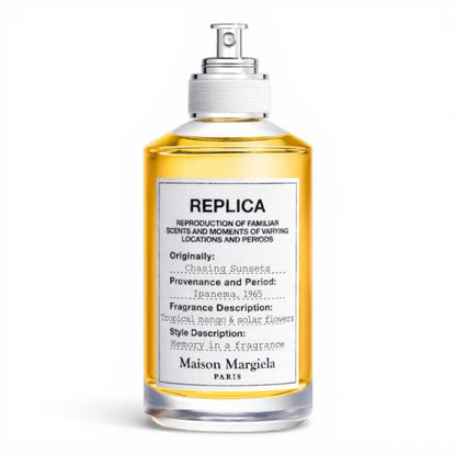 Maison Margiela REPLICA Chasing Sunsets perfume bottle on white background