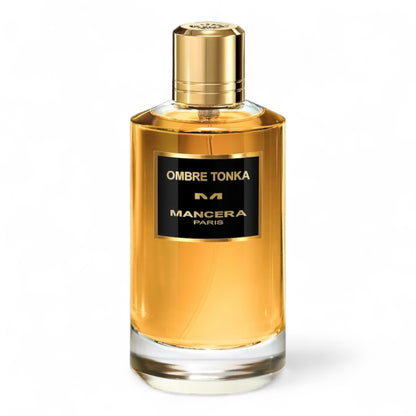 Mancera Ombre Tonka fragrance sample – retail bottle shown for decanting into 1ml–10ml samples.