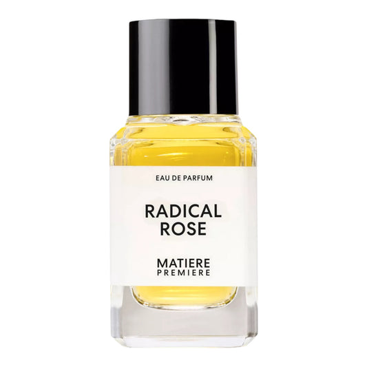 Matiere Premiere Radical Rose perfume bottle on white background