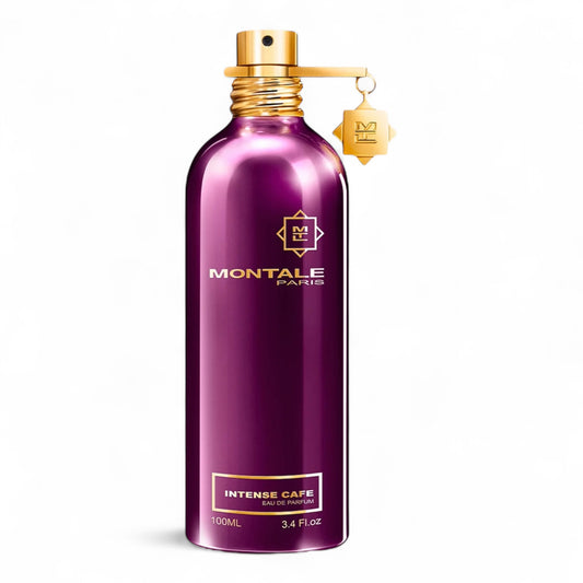 Montale Intense Café fragrance sample - coffee, rose and vanilla perfume in 100ml full-size bottle.