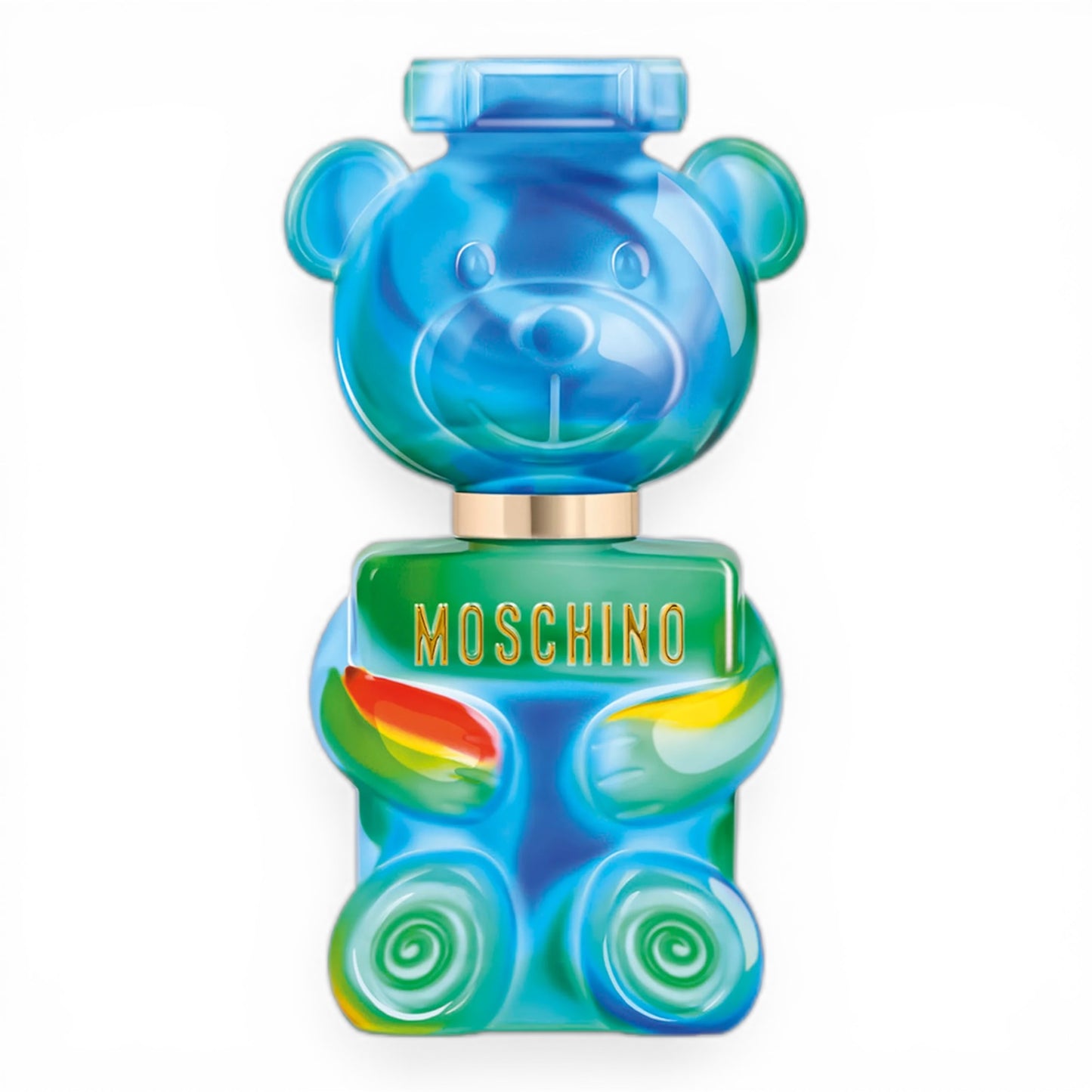 Moschino Toy 2 Yummy perfume bottle on white background