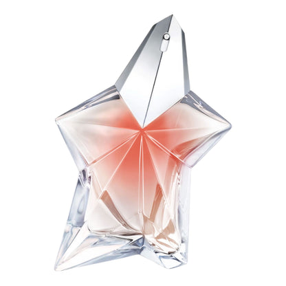 Mugler Angel Blush perfume bottle on white background