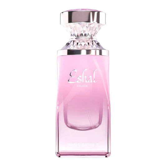 Paris Corner Eshal Musk perfume bottle on white background