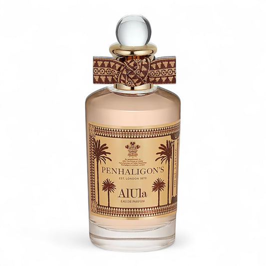 Penhaligon’s AlUla fragrance sample – retail bottle shown for decanting into 1ml–10ml samples.