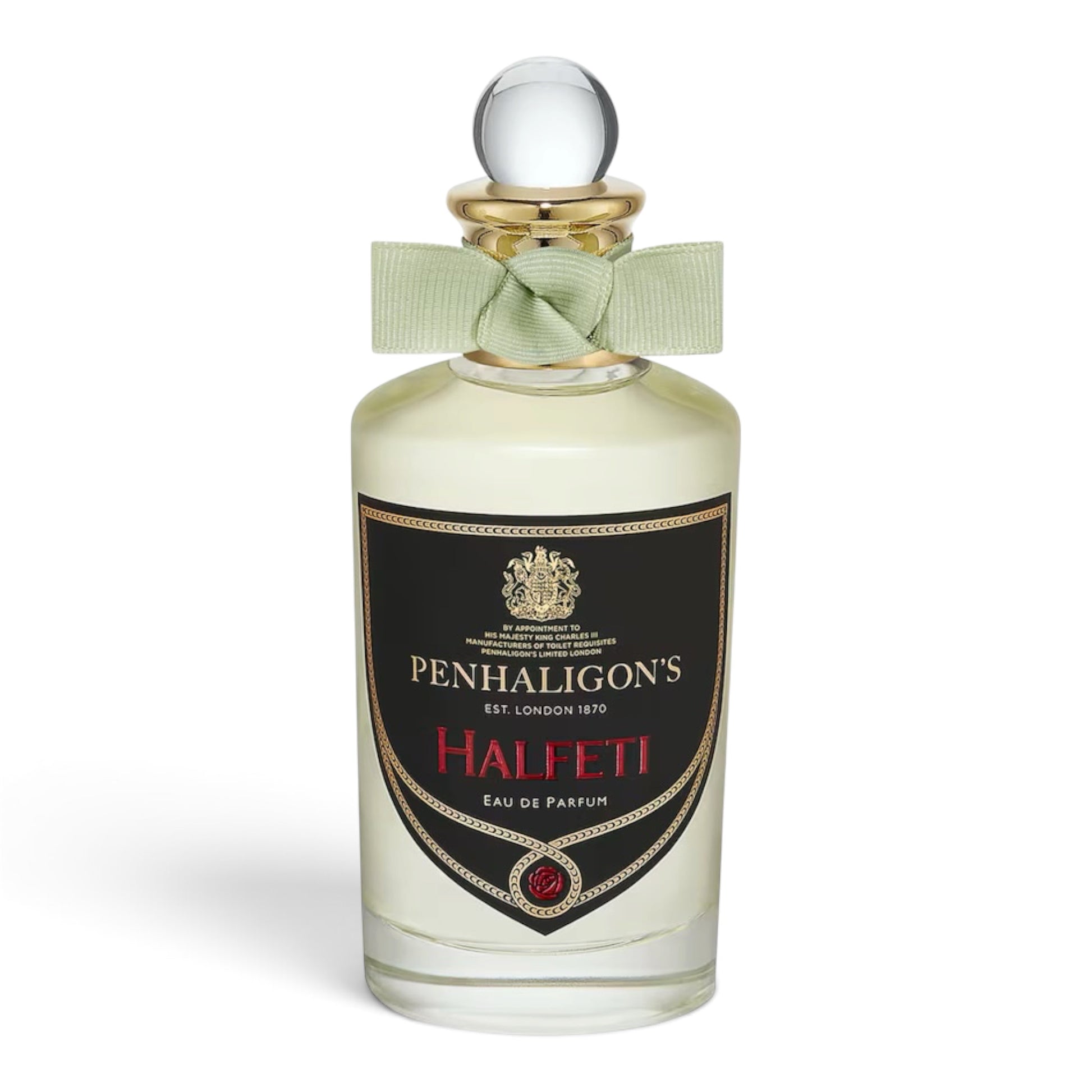 Penhaligon's Halfeti Eau de Parfum bottle on white background