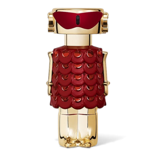 Rabanne Fame In Love fragrance sample showing strawberry, iris and vanilla notes for decanting into 1ml to 10ml glass atomisers.