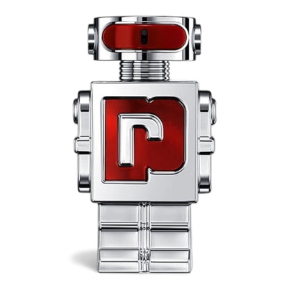 Rabanne Phantom In Red perfume sample with smoky lavender and warm amber woods, full bottle shown for decanting into 1ml to 10ml glass atomisers.