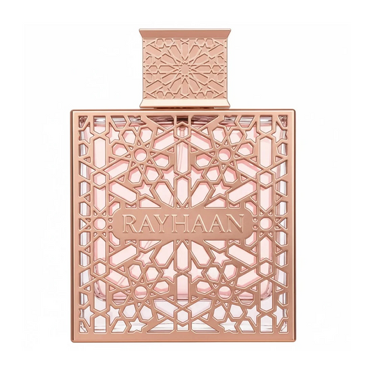 Rayhaan Divine perfume bottle on white background