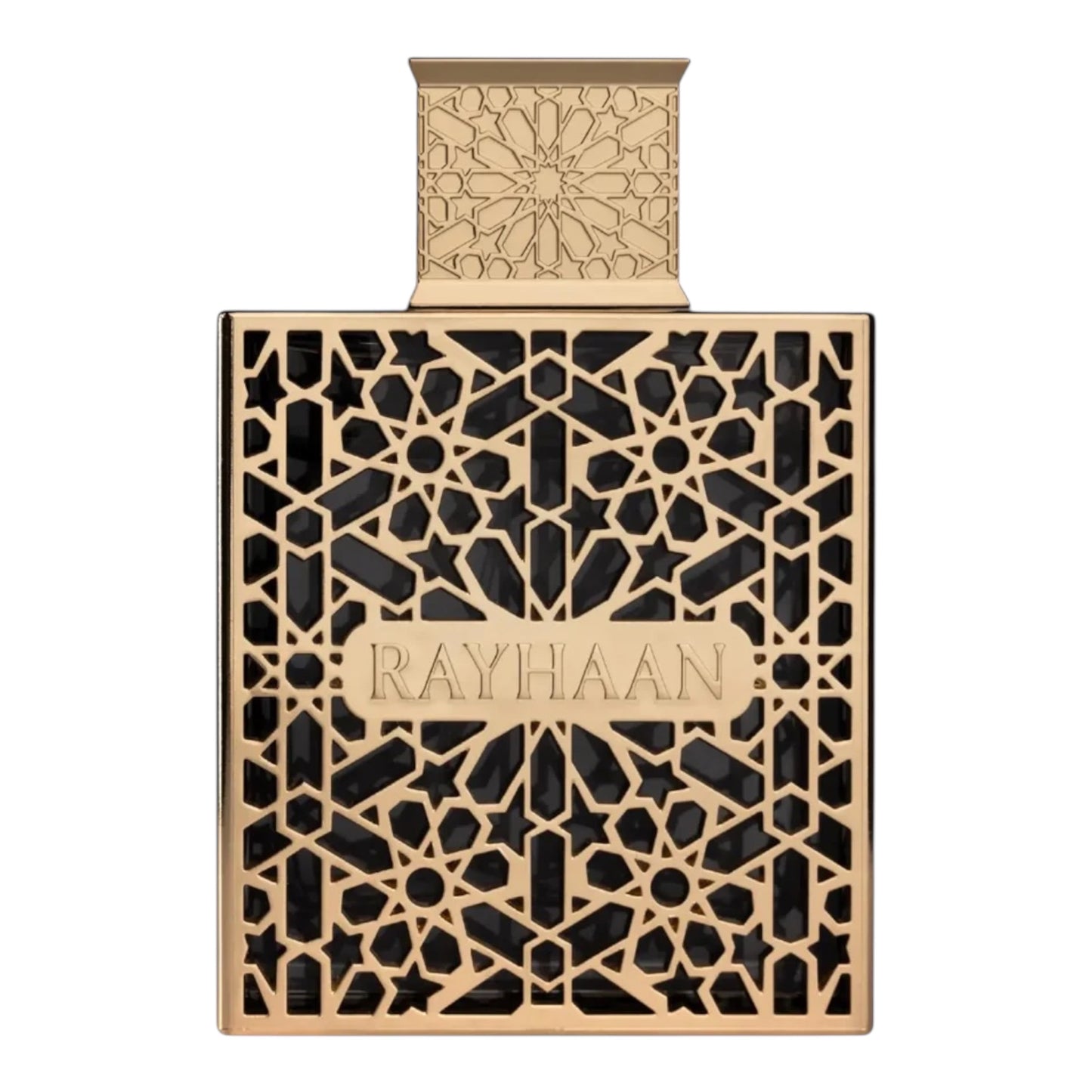 Rayhaan Elixir perfume bottle on white background