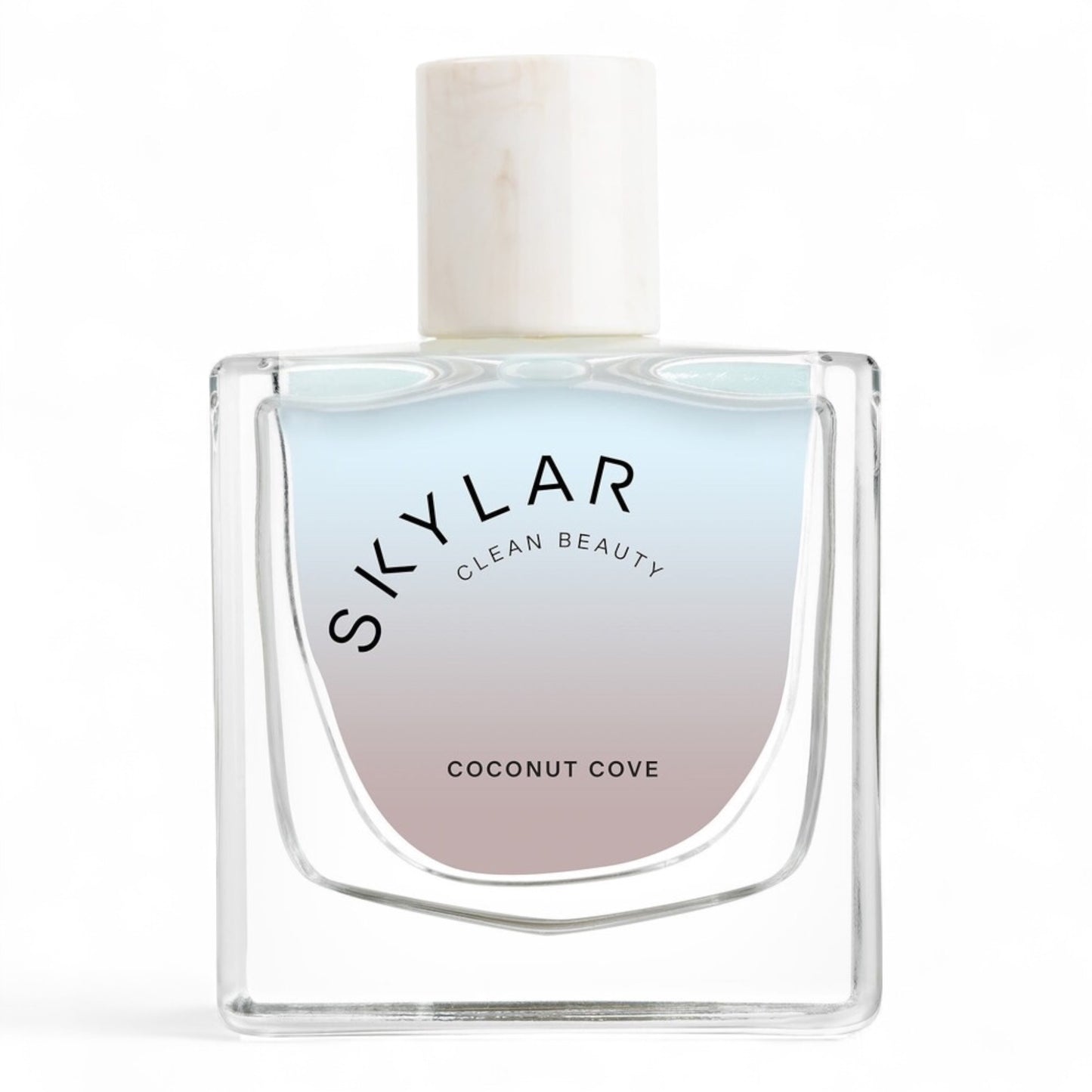 Skylar Coconut Cove fragrance sample – retail bottle shown for decanting into 1ml–10ml samples.