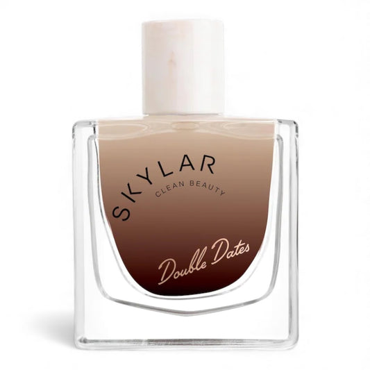 Skylar Double Dates fragrance sample – retail bottle shown for decanting into 1ml–10ml perfume samples.