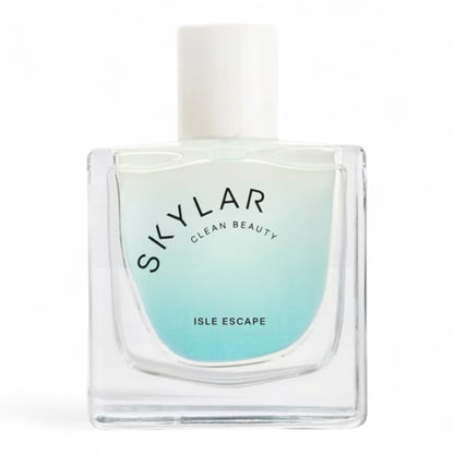 Skylar Isle Escape fragrance sample – retail bottle shown for decanting into 1ml–10ml samples.