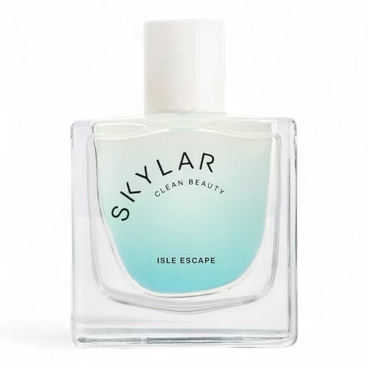 Skylar Isle Escape fragrance sample – retail bottle shown for decanting into 1ml–10ml samples.
