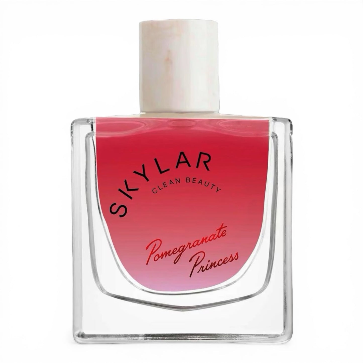 Skylar Pomegranate Princess perfume bottle on white background