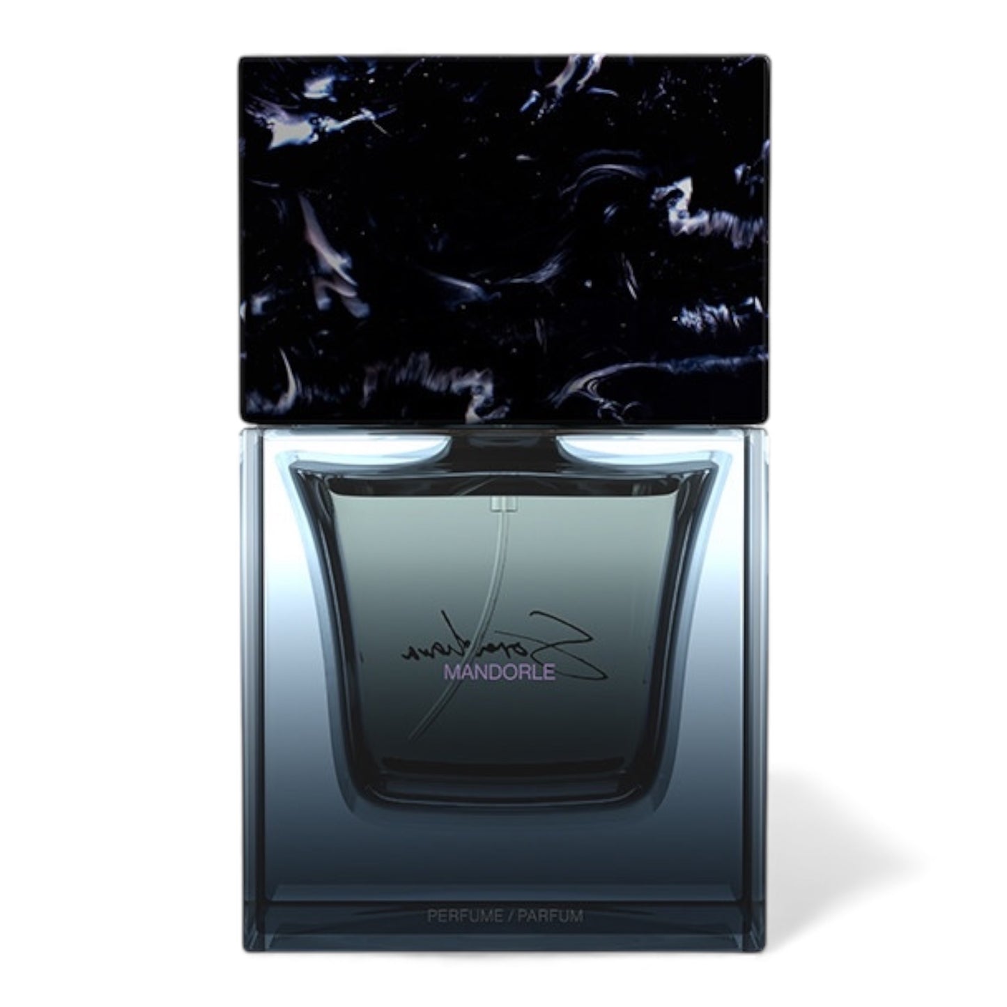 Sora Dora Mandorle fragrance sample, a gourmand leather scent with almond, tonka and smoky vanilla shown in retail bottle for decanting.