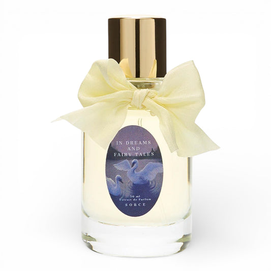 Sorce In Dreams And Fairy Tales Vanilla perfume bottle on white background