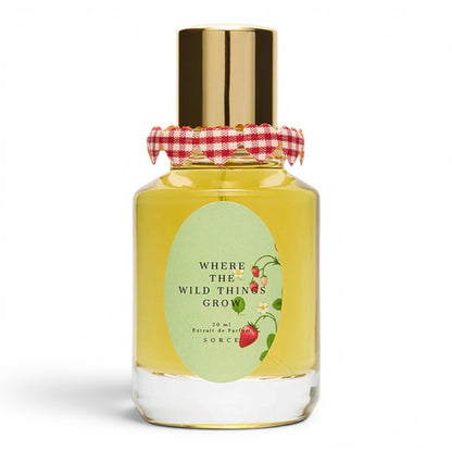 Sorce Where The Wild Things Grow Extrait de Parfum bottle on white background