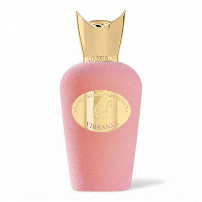 Sospiro Vibranna fragrance sample showing bright orris and warm amber woods for decanting into 1ml to 10ml glass atomisers