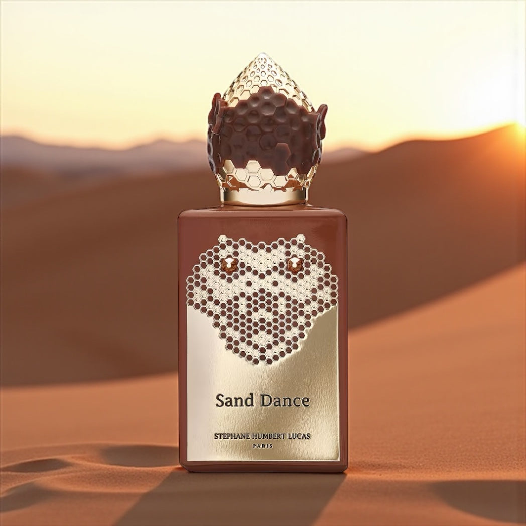Stéphane Humbert Lucas Sand Dance perfume sample – spiced cacao and sandalwood fragrance inspired by desert dances of Rajasthan.
