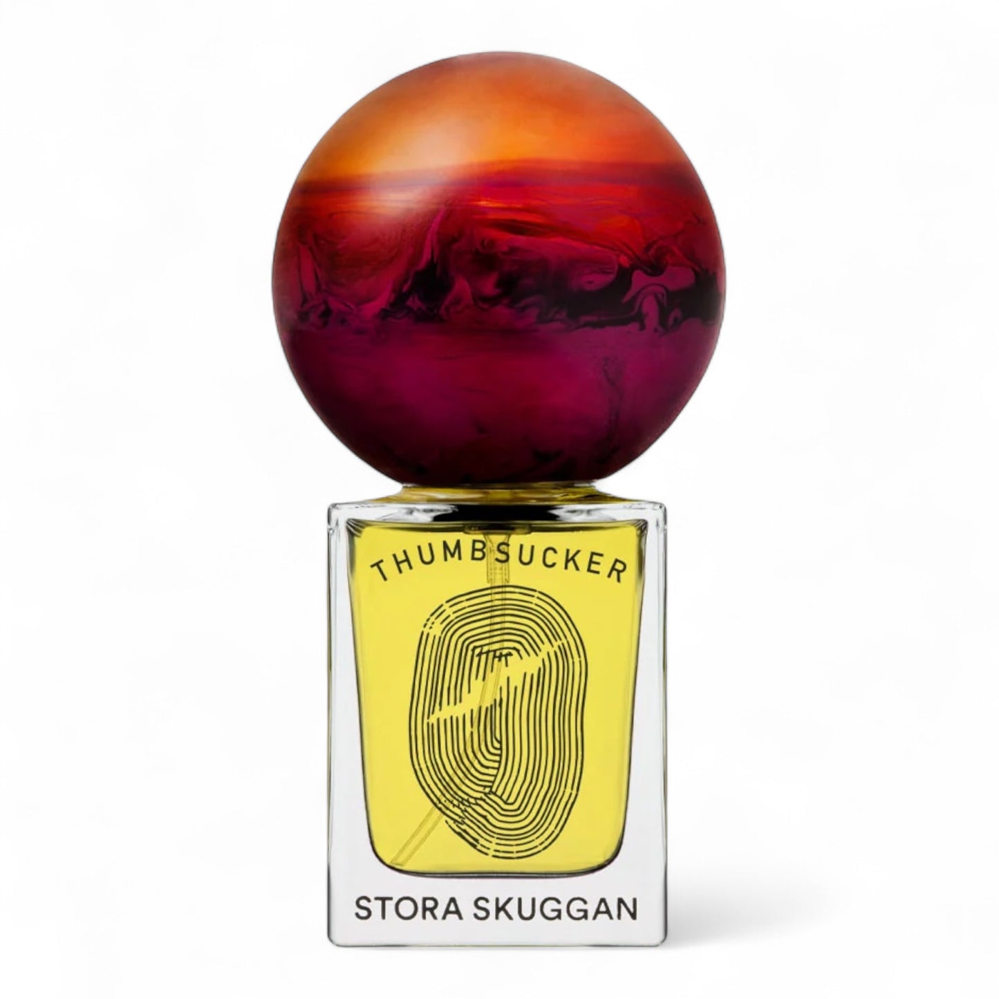 Stora Skuggan Thumbsucker fragrance sample – retail bottle shown for decanting into 1ml–10ml samples.