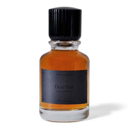 Sylhouette Parfums Désir Noir fragrance sample – retail bottle shown for decanting into 1ml–10ml samples.