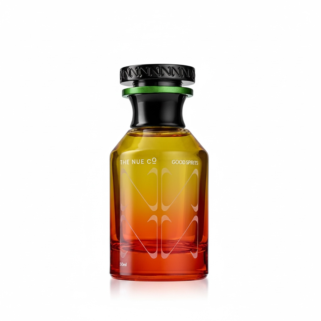 The Nue Co. Good Spirits perfume bottle on white background