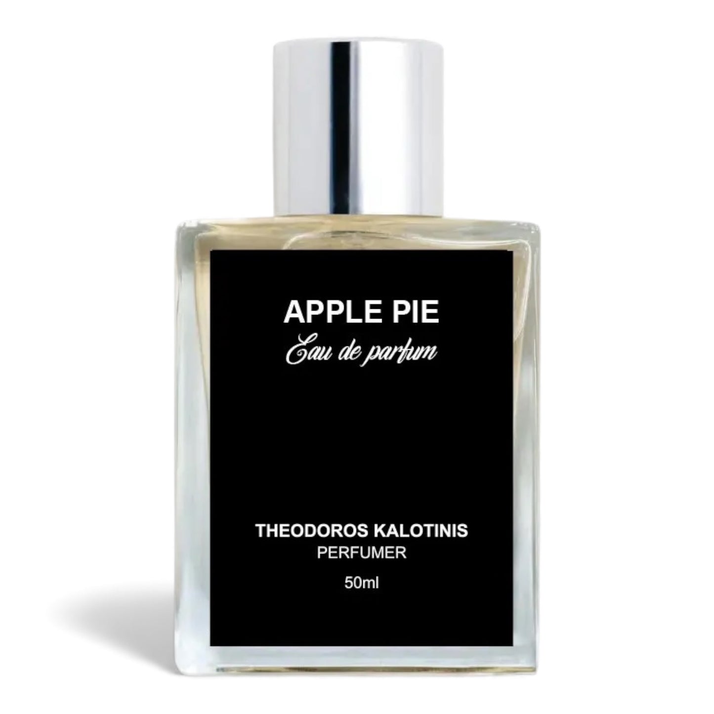 Theodoros Kalotinis Apple Pie fragrance sample – retail bottle shown for decanting into 1ml–10ml samples.