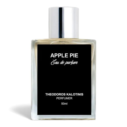 Theodoros Kalotinis Apple Pie fragrance sample – retail bottle shown for decanting into 1ml–10ml samples.