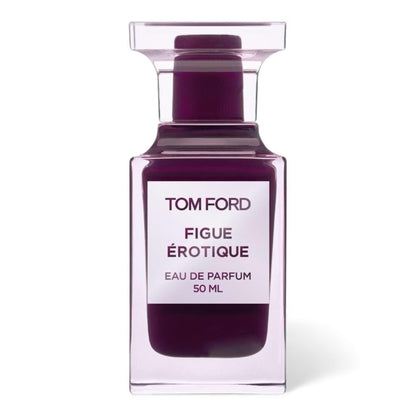 Tom Ford Figue Érotique fragrance sample showing green fig and warm muscovado notes for decanting into 1ml to 10ml glass sample bottles.