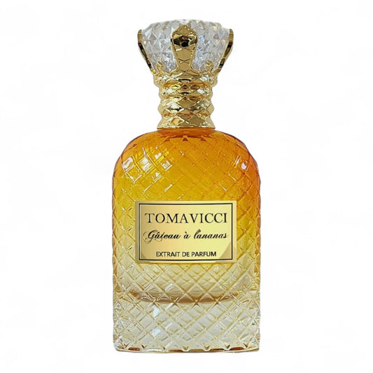 Tomavicci Gâteau à l’ananas fragrance sample – pineapple, rum and vanilla scent inspired by French pastry.