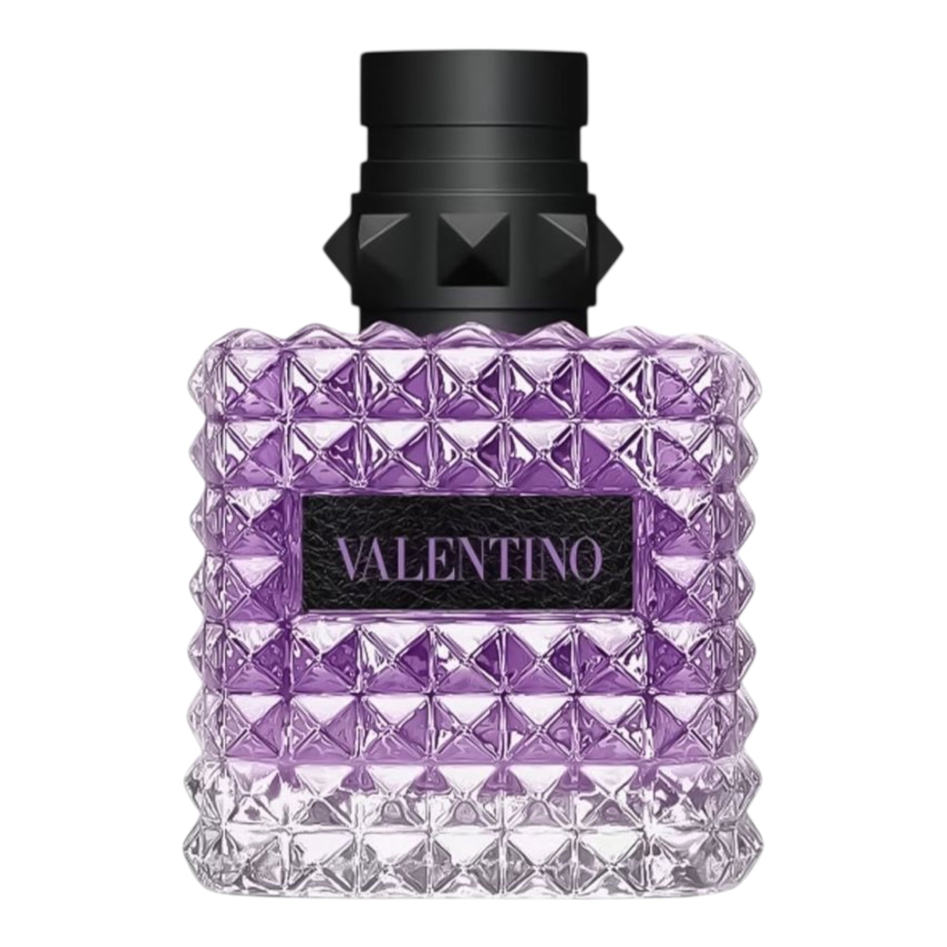 Valentino Donna Born In Roma Purple Melancholia perfume bottle on white background
