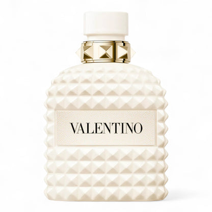 Valentino Uomo Born In Roma Ivory fragrance sample – retail bottle shown for decanting into 1ml–10ml samples.