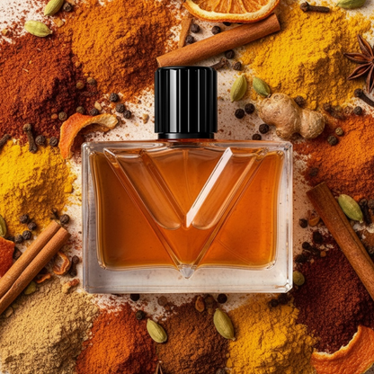 Valentino Vendetta for Men styled with fresh ginger, cinnamon and patchouli