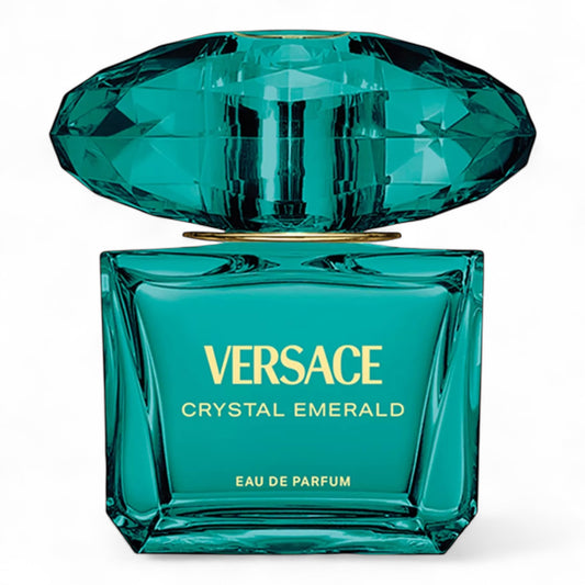 Versace Crystal Emerald fragrance sample – retail bottle shown for decanting into 1ml–10ml samples.