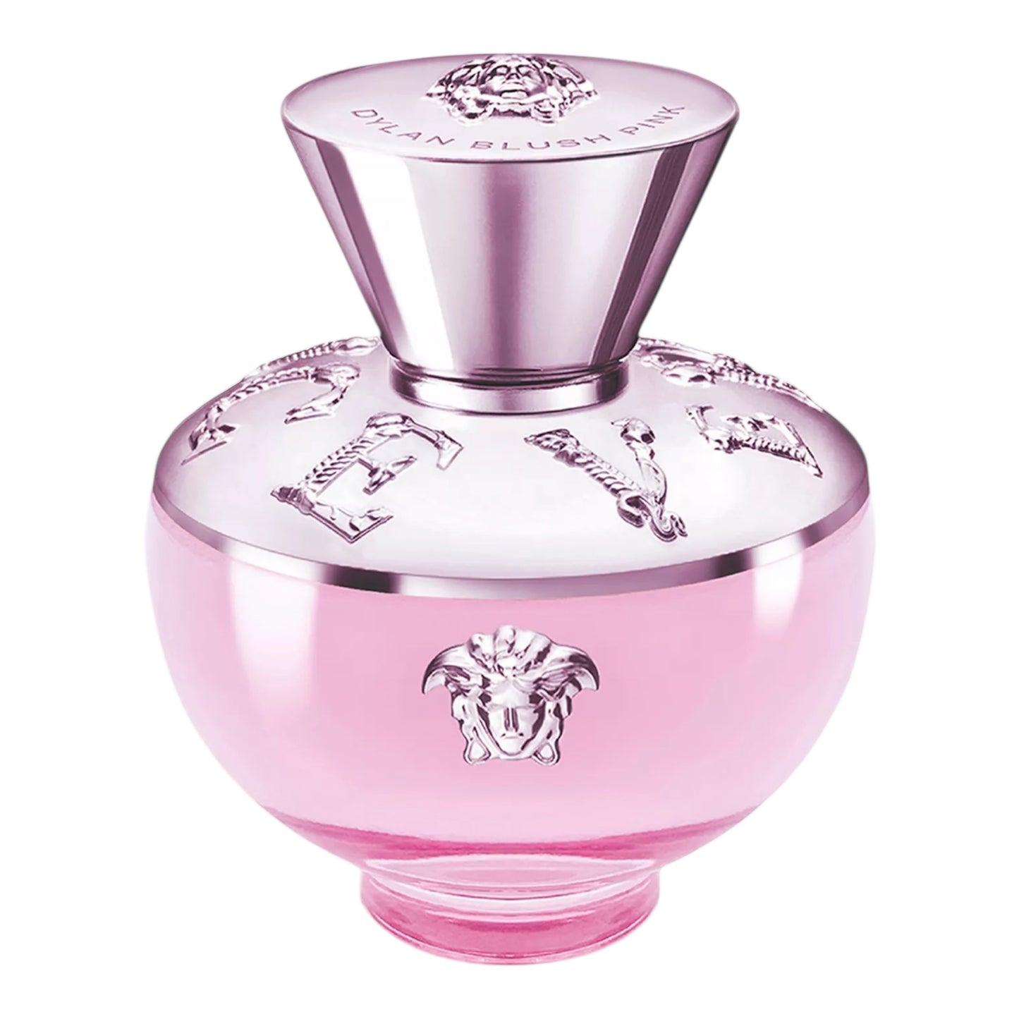 Versace Dylan Pink Blush perfume bottle on white background