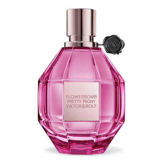 Viktor & Rolf Flowerbomb Pretty Peony fragrance sample – retail bottle shown for decanting into 1ml–10ml perfume samples.