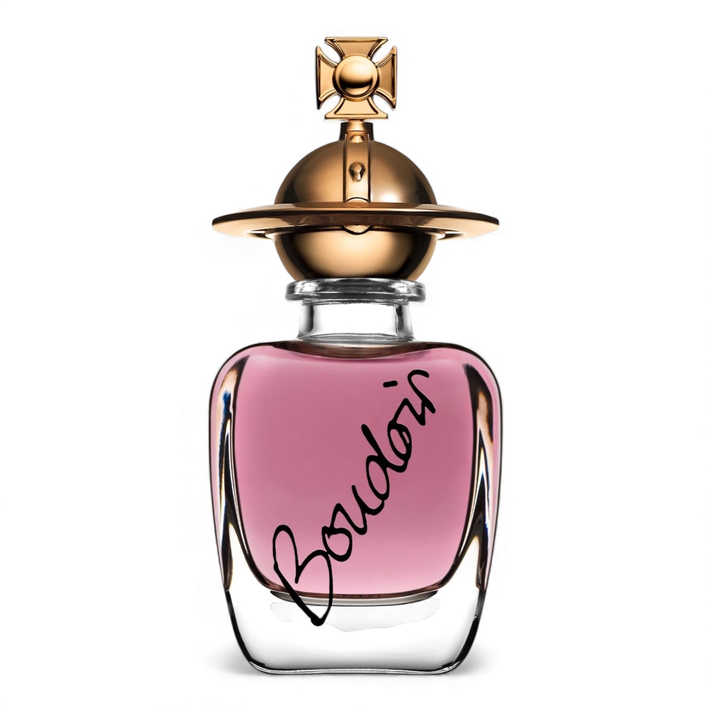 Vivienne Westwood Boudoir fragrance sample showing rose, carnation and vanilla tobacco notes for decanting into 1ml to 10ml glass sample bottles.