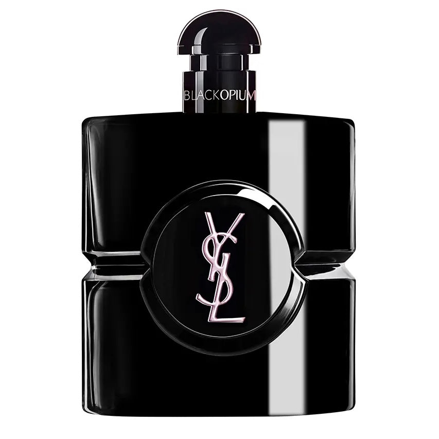 Yves Saint Laurent Black Opium Le Parfum bottle on white background