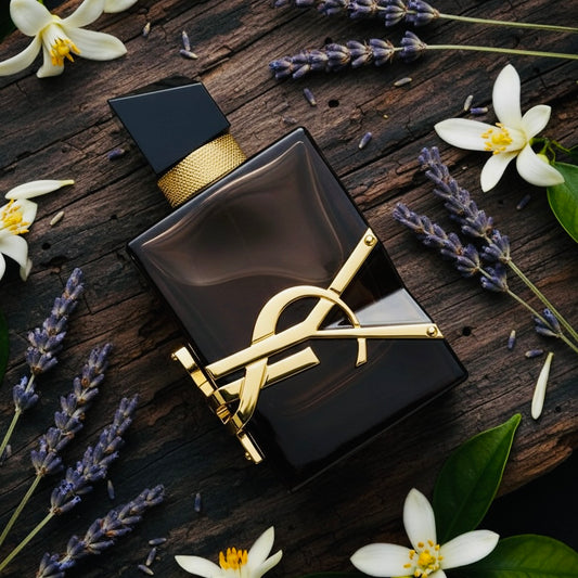 YSL Libre Santal Couture styled with French lavender, orange blossom and smooth sandalwood