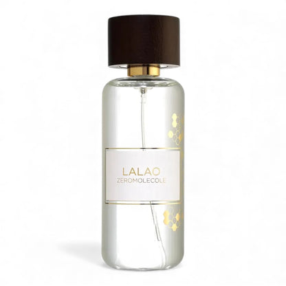 Zeromolecole Lalao fragrance sample showing warm milk and vanilla notes for decanting into 1ml to 10ml glass atomisers.