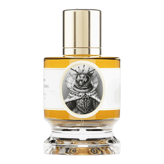 Zoologist Bee perfume bottle on white background