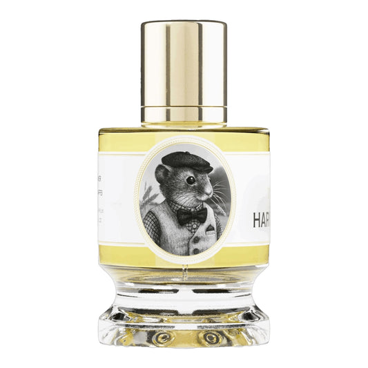 Zoologist Harvest Mouse perfume bottle on white background