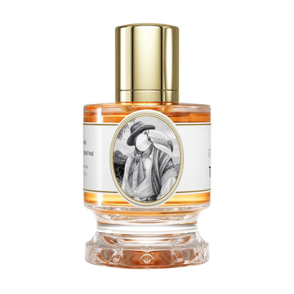Zoologist Toucan perfume bottle on white background